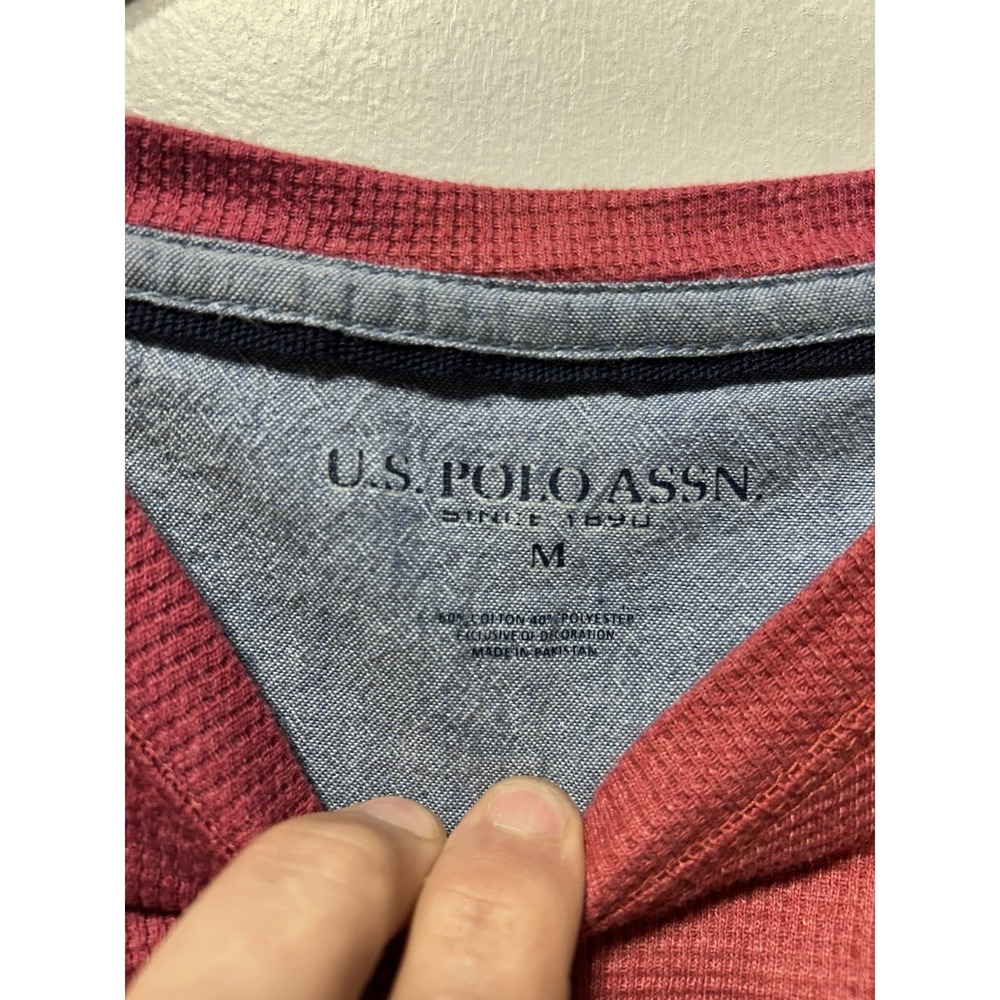 Men's Polo Long Sleeve Medium - Picture 3 of 3
